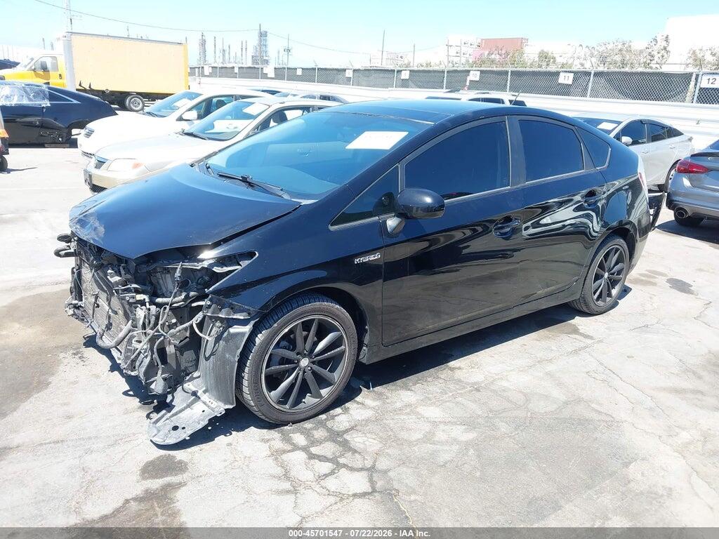 JTDKN3DU7B1397342 2011 TOYOTA PRIUS photo no. 2