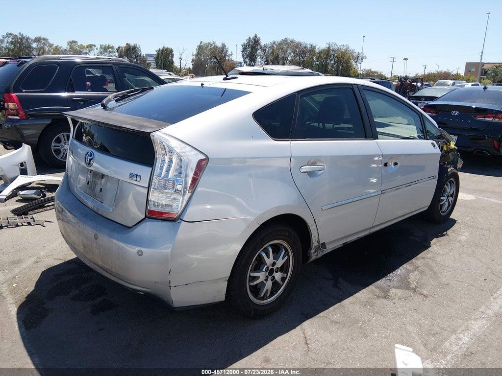 JTDKN3DU7B0277370 2011 TOYOTA PRIUS photo no. 4