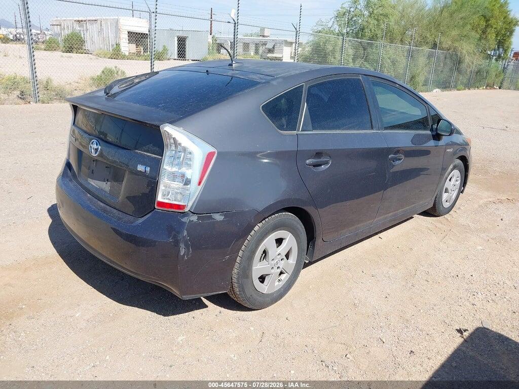 JTDKN3DU7B5370828 2011 TOYOTA PRIUS photo no. 4