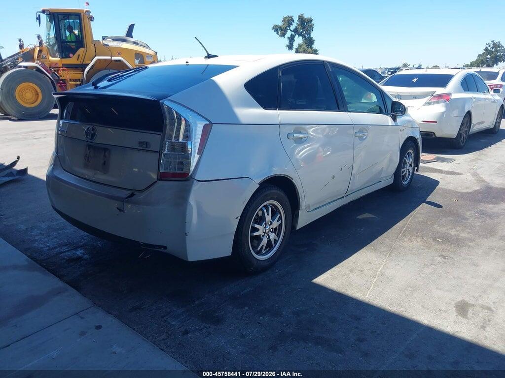 JTDKN3DU2B0255700 2011 TOYOTA PRIUS photo no. 4