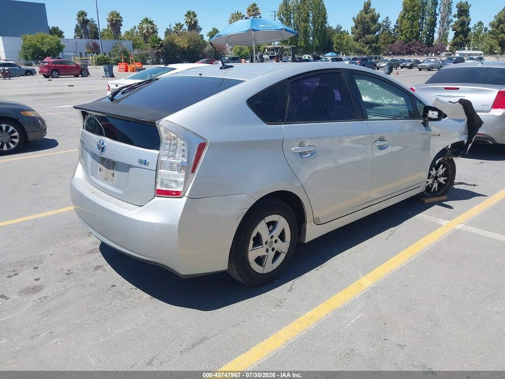 JTDKN3DU5B5266662 2011 TOYOTA PRIUS photo no. 4