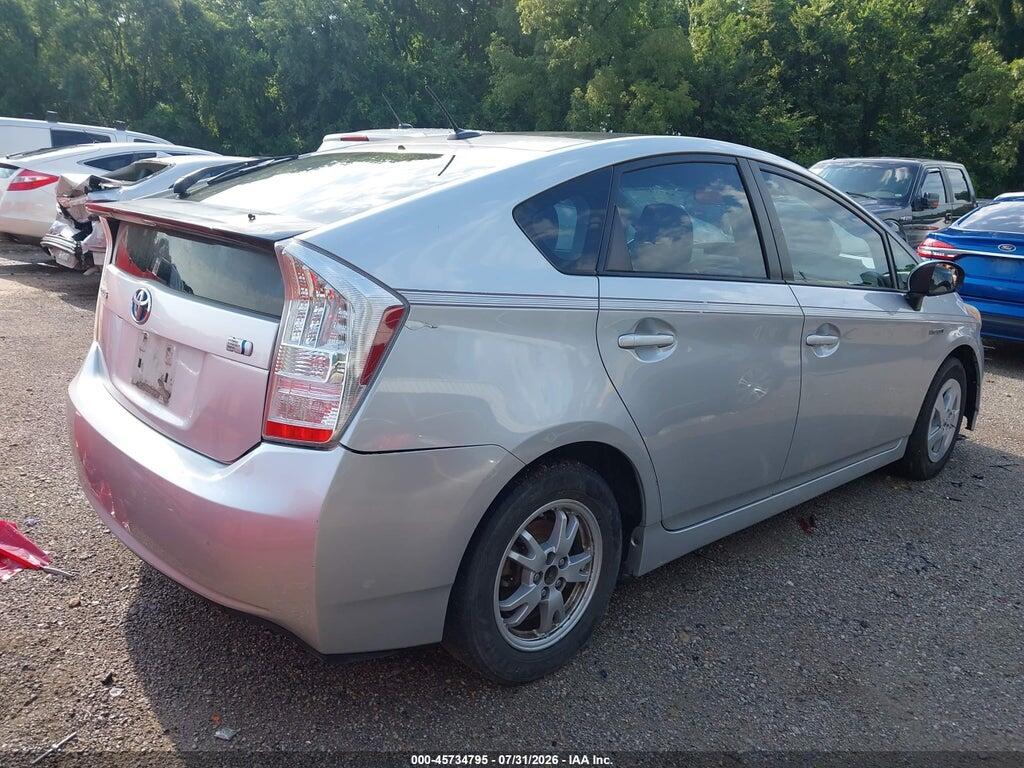 JTDKN3DU0B0325629 2011 TOYOTA PRIUS photo no. 4