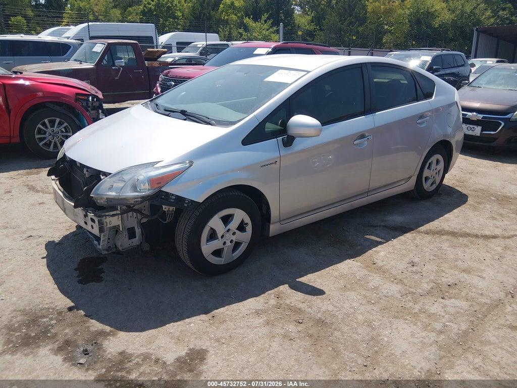 JTDKN3DU2B5307510 2011 TOYOTA PRIUS photo no. 2