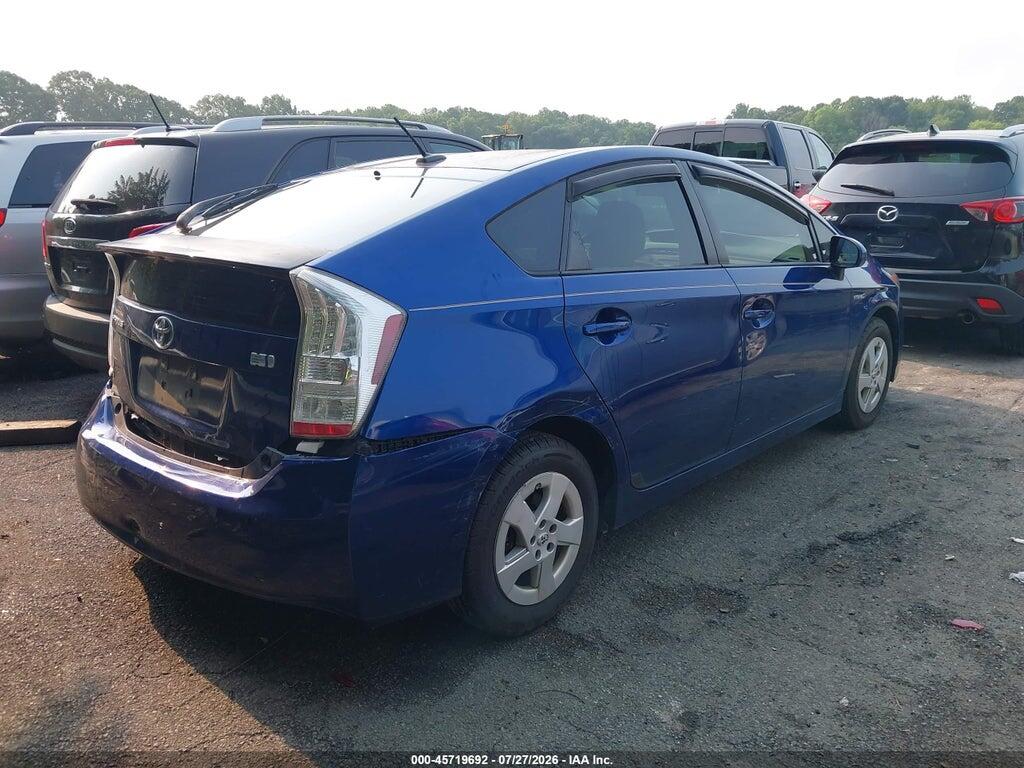 JTDKN3DU8B0319495 2011 TOYOTA PRIUS photo no. 4