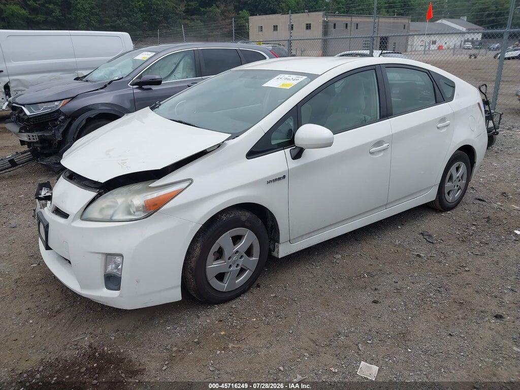 JTDKN3DU5B0279277 2011 TOYOTA PRIUS photo no. 2