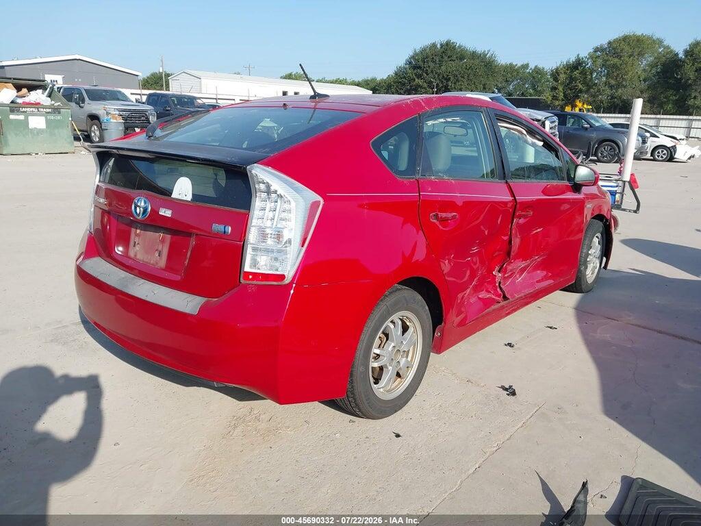 JTDKN3DU7B5366679 2011 TOYOTA PRIUS photo no. 4
