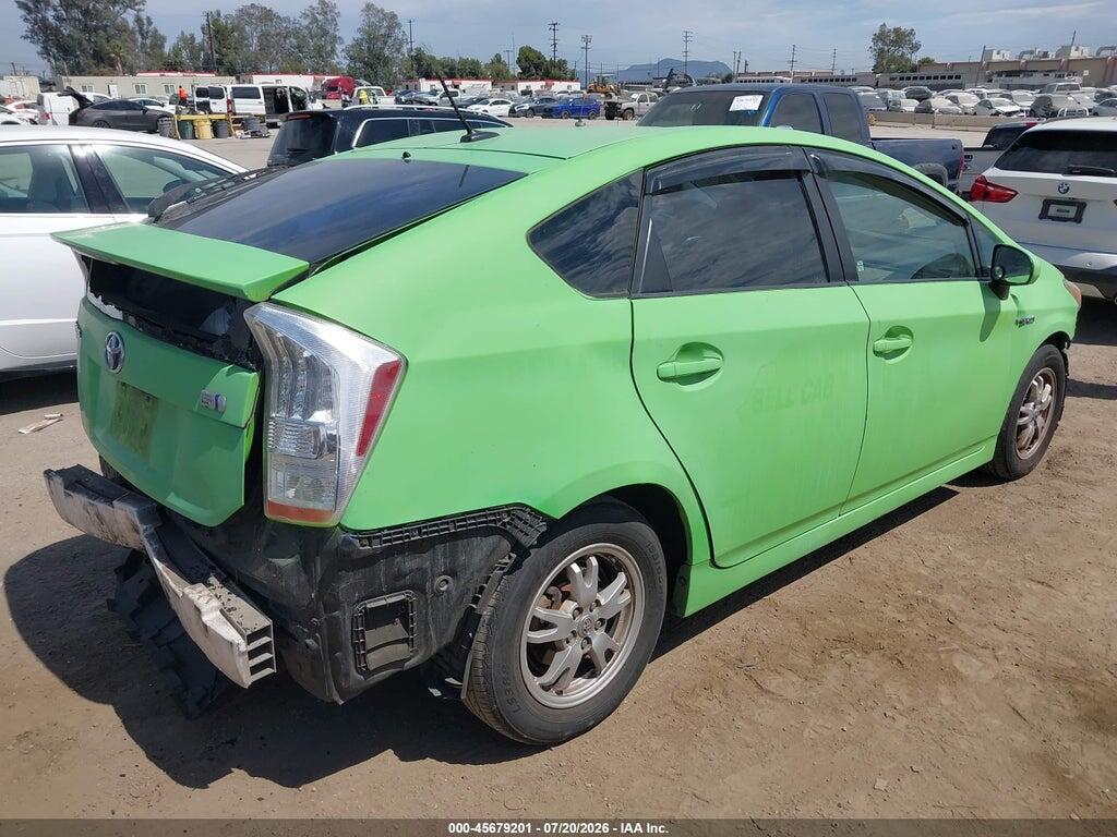 JTDKN3DU0B0264962 2011 TOYOTA PRIUS photo no. 4