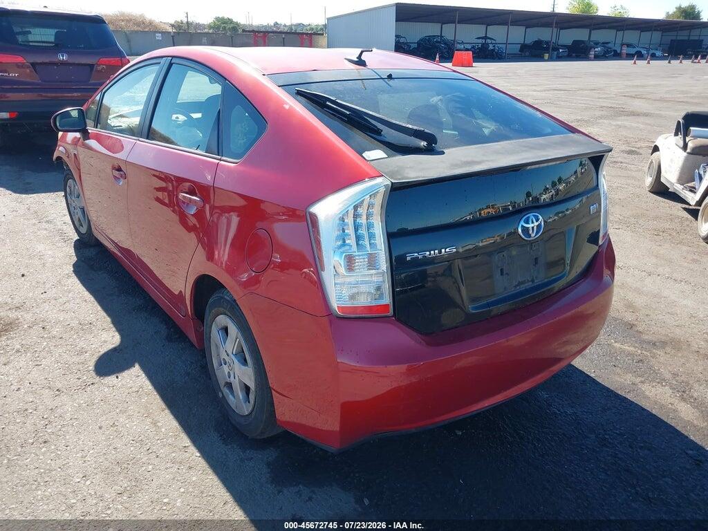 JTDKN3DU2B0257205 2011 TOYOTA PRIUS photo no. 3