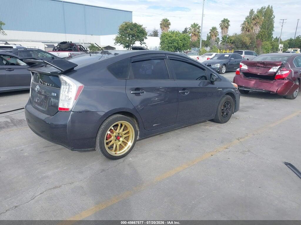 JTDKN3DU2B0303681 2011 TOYOTA PRIUS photo no. 4