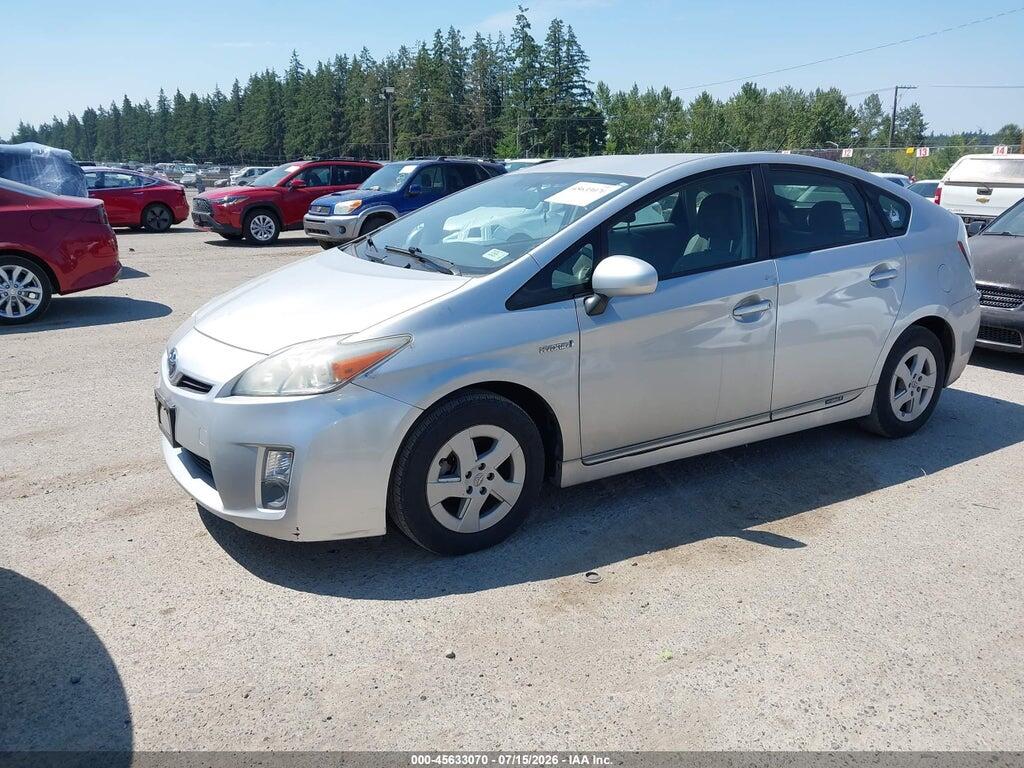 JTDKN3DU2B0257818 2011 TOYOTA PRIUS photo no. 2
