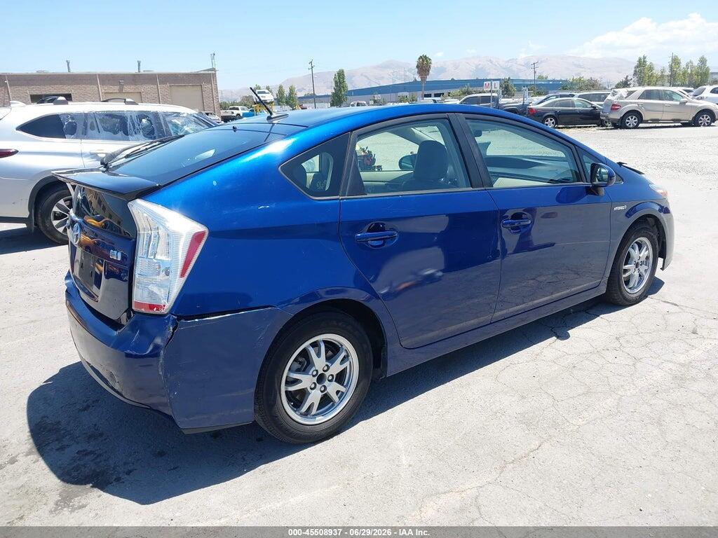 JTDKN3DU7B0297151 2011 TOYOTA PRIUS photo no. 4