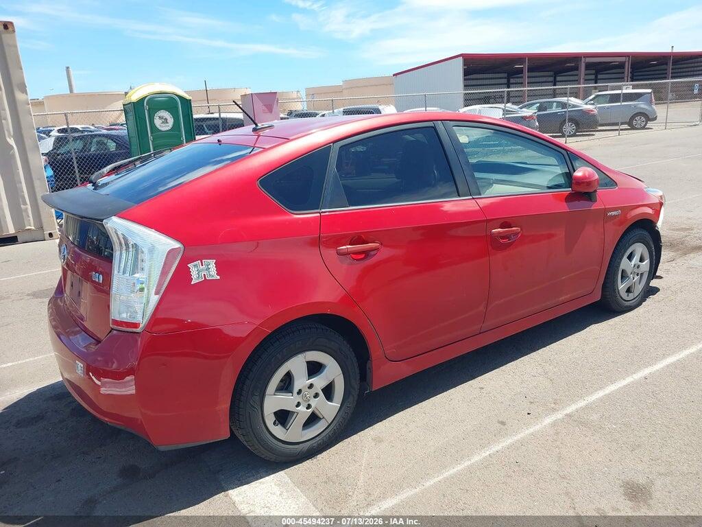 JTDKN3DU1B0258295 2011 TOYOTA PRIUS photo no. 4