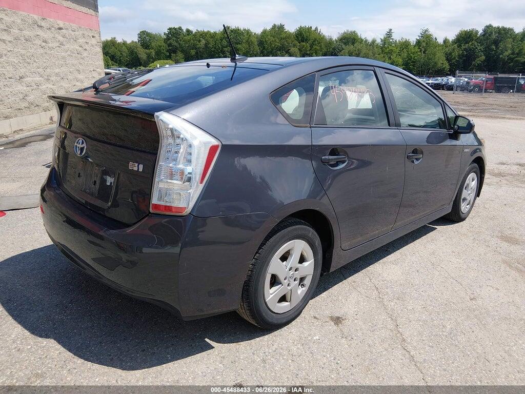 JTDKN3DU7B0270354 2011 TOYOTA PRIUS photo no. 4