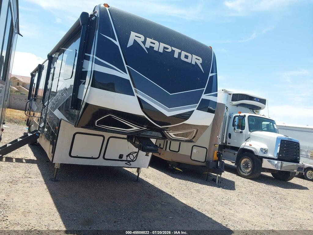 4YDFRPV39NR800811 2022 KEYSTONE RV RAPTOR TOY HAULER SE photo no. 1
