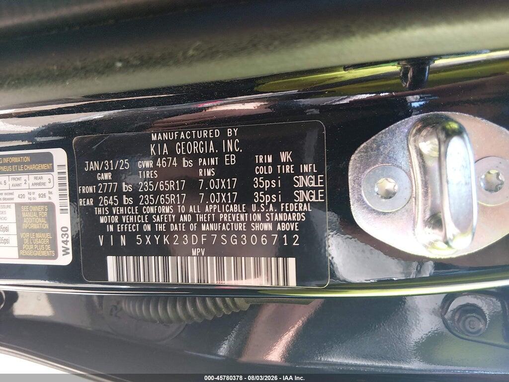 5XYK23DF7SG306712 2025 KIA SPORTAGE photo no. 9