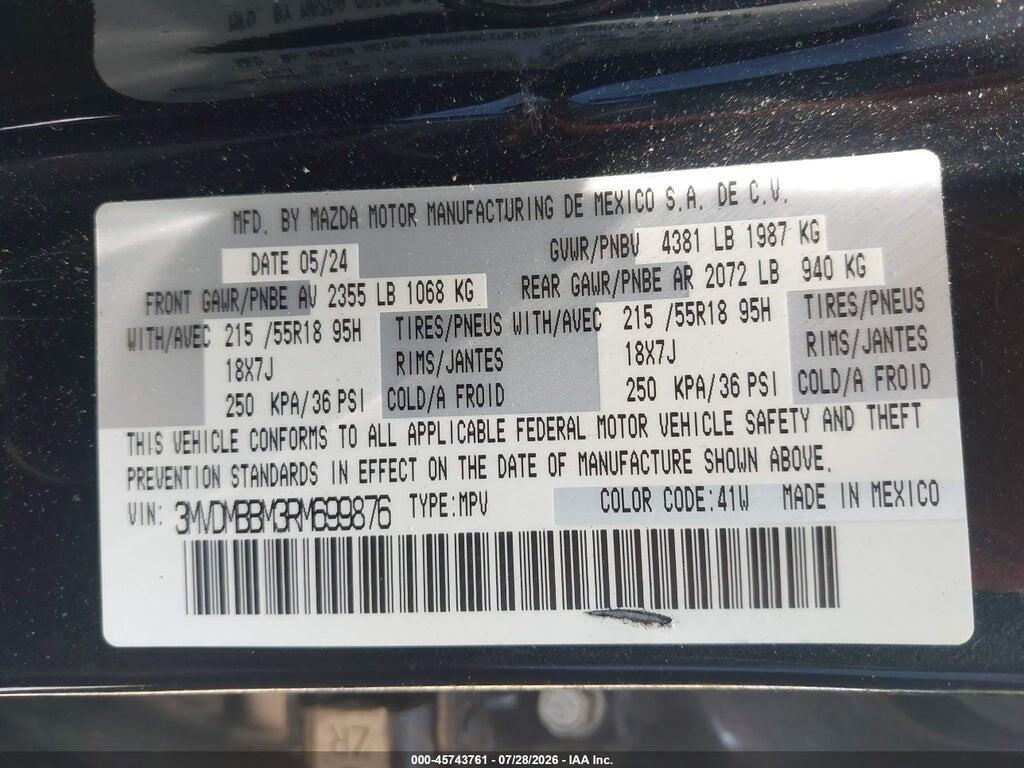 3MVDMBBM3RM699876 2024 MAZDA CX-30 photo no. 9
