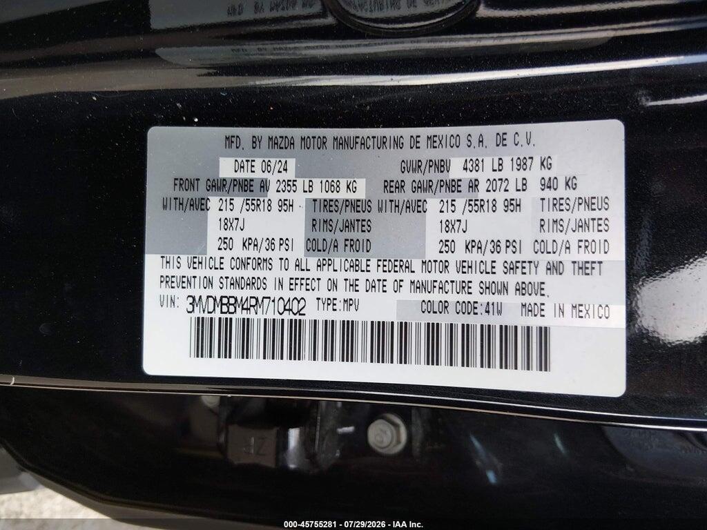 3MVDMBBM4RM710402 2024 MAZDA CX-30 photo no. 9