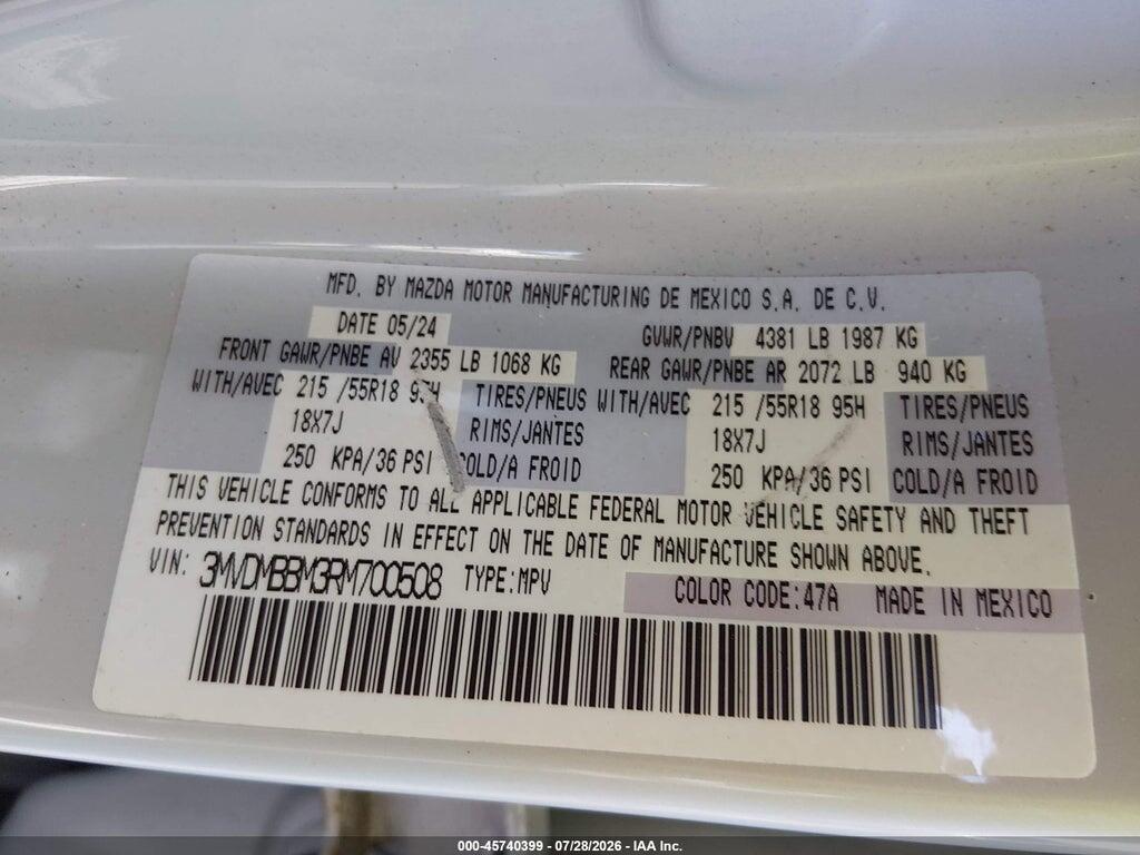 3MVDMBBM3RM700508 2024 MAZDA CX-30 photo no. 9