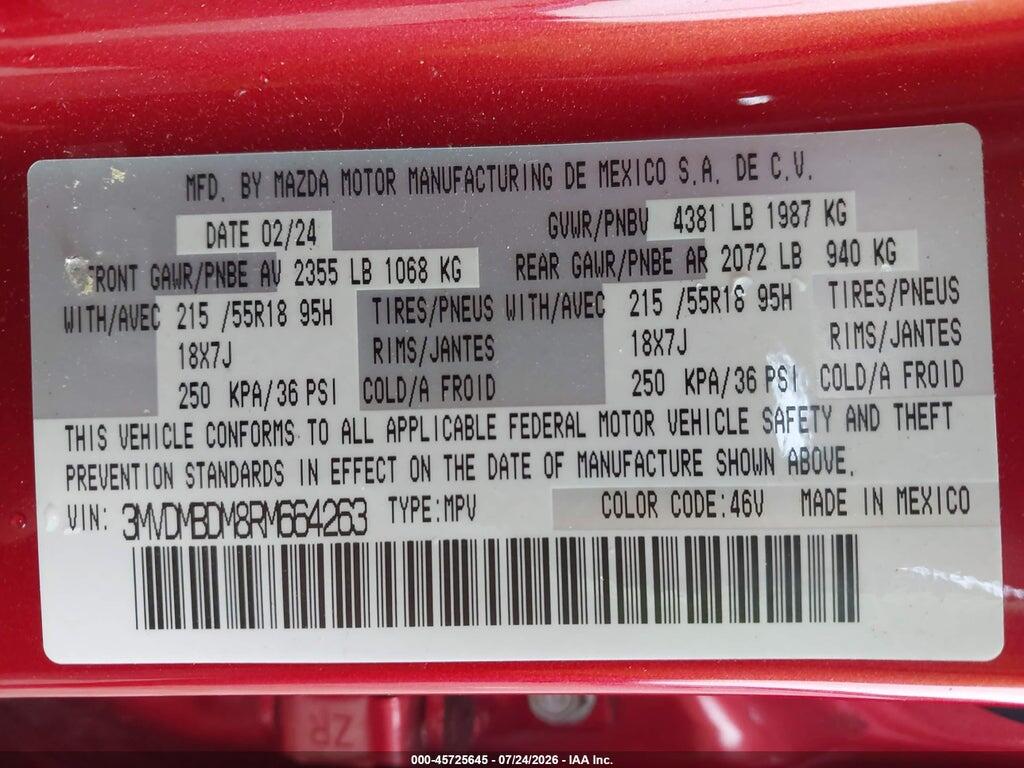 3MVDMBDM8RM664263 2024 MAZDA CX-30 photo no. 9
