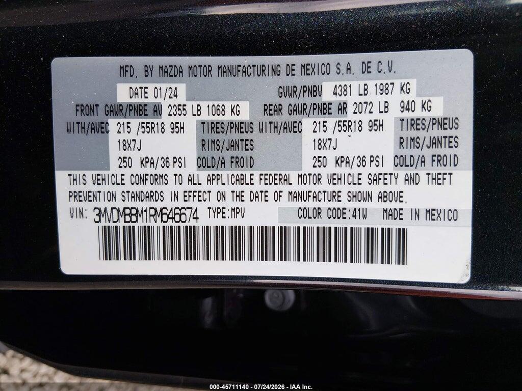3MVDMBBM1RM646674 2024 MAZDA CX-30 photo no. 9