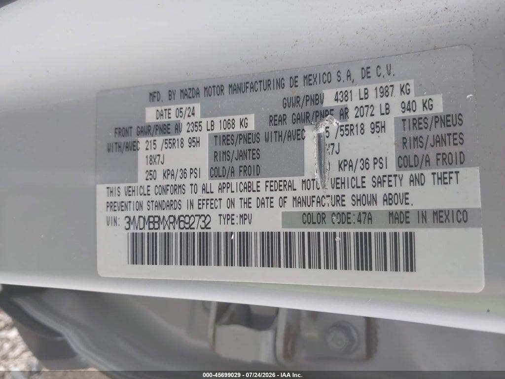 3MVDMBBMXRM692732 2024 MAZDA CX-30 photo no. 9