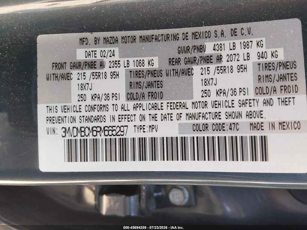 3MVDMBCM6RM665297 2024 MAZDA CX-30 photo no. 9