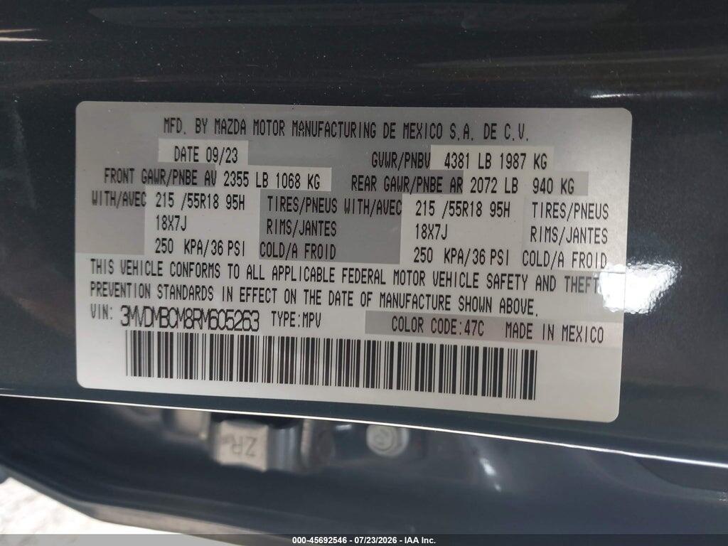 3MVDMBCM8RM605263 2024 MAZDA CX-30 photo no. 9