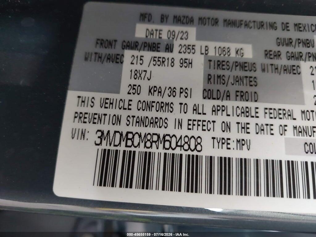 3MVDMBCM8RM604808 2024 MAZDA CX-30 photo no. 9