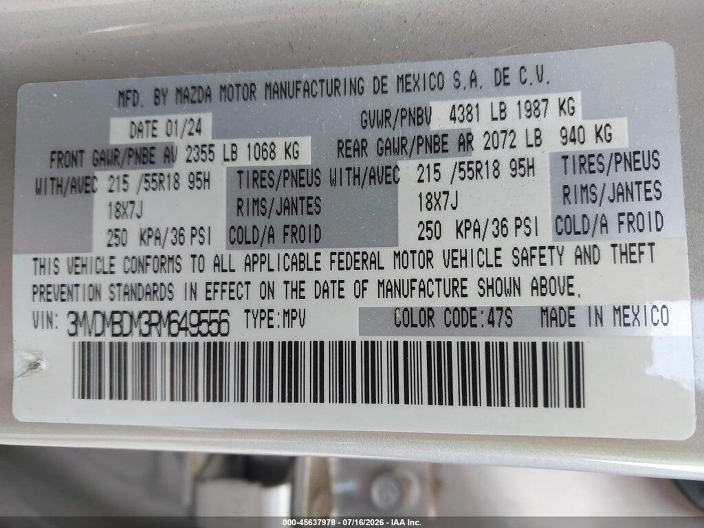 3MVDMBDM3RM649556 2024 MAZDA CX-30 photo no. 9