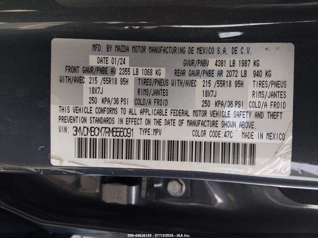 3MVDMBCM7RM656091 2024 MAZDA CX-30 photo no. 9
