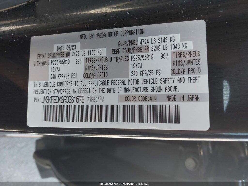 JM3KFBDM8R0381679 2024 MAZDA CX-5 photo no. 9