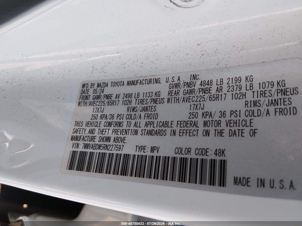 7MMVABDM5RN227597 2024 MAZDA CX-50 photo no. 9