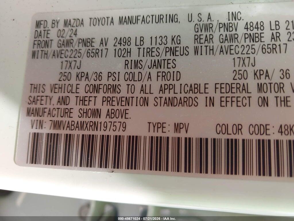 7MMVABAMXRN197579 2024 MAZDA CX-50 photo no. 9