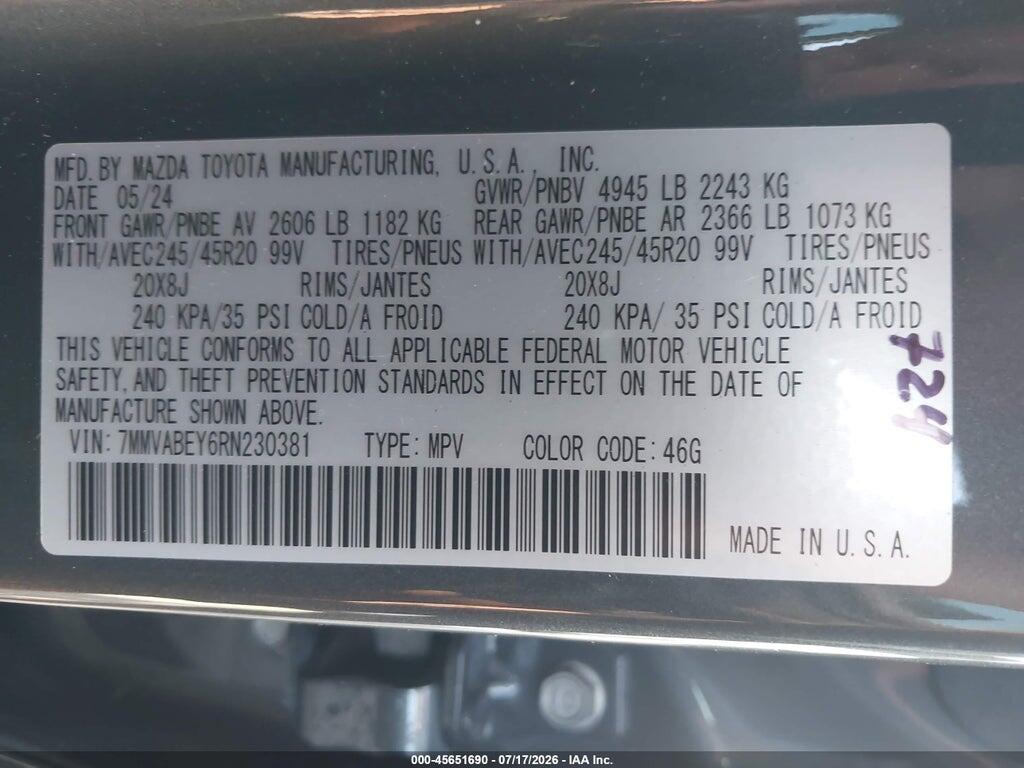 7MMVABEY6RN230381 2024 MAZDA CX-50 photo no. 9