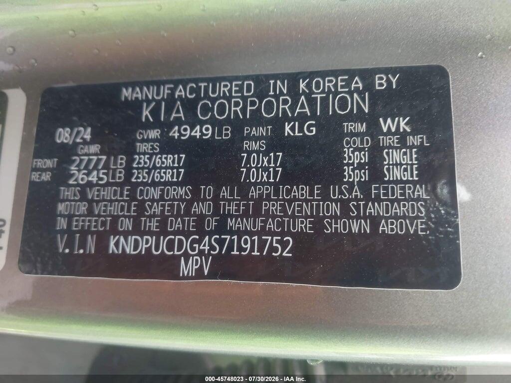 KNDPUCDG4S7191752 2025 KIA SPORTAGE HYBRID photo no. 9