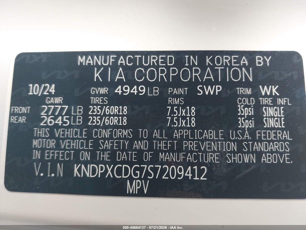 KNDPXCDG7S7209412 2025 KIA SPORTAGE HYBRID photo no. 9