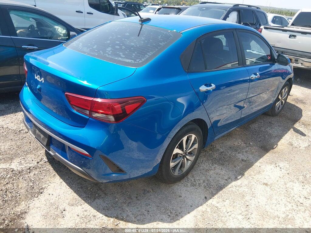 3KPA24ADXNE481378 2022 KIA RIO photo no. 4