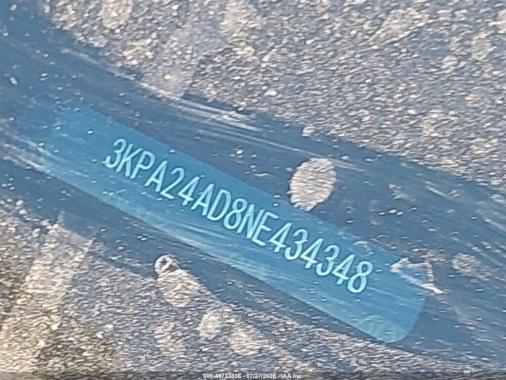 3KPA24AD8NE434348 2022 KIA RIO photo no. 9