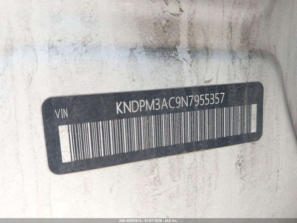 KNDPM3AC9N7955357 2022 KIA SPORTAGE photo no. 9