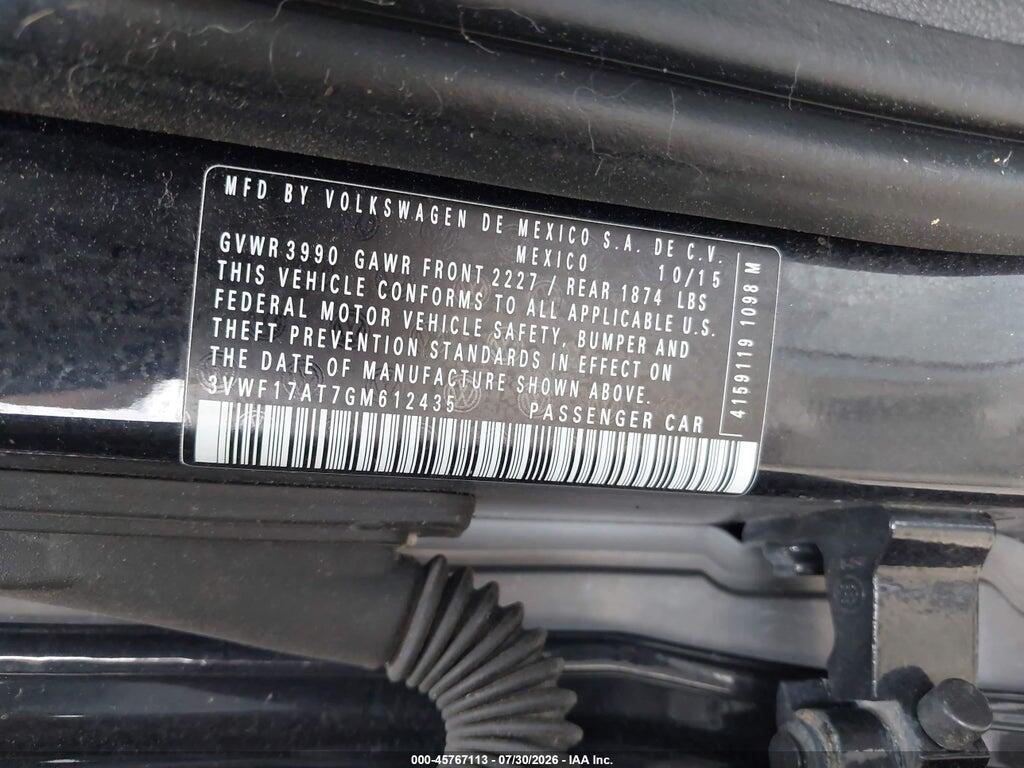 3VWF17AT7GM612435 2016 VOLKSWAGEN BEETLE photo no. 9