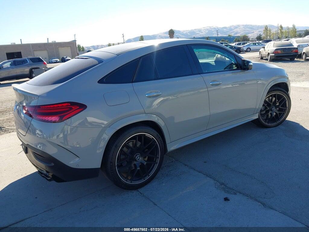 4JGFD6BB3RB210606 2024 MERCEDES-BENZ AMG GLE 53 COUPE photo no. 4