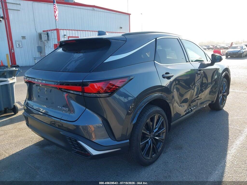 2T2BAMBA1SC068363 2025 LEXUS RX 350 photo no. 4