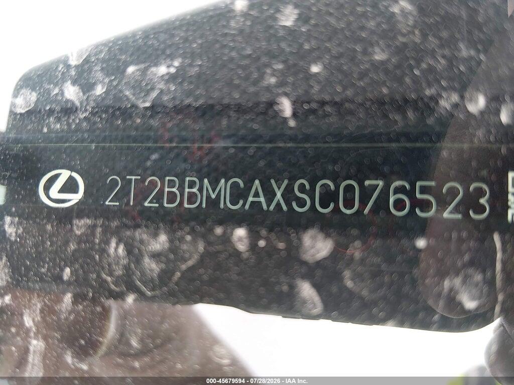 2T2BBMCAXSC076523 2025 LEXUS RX 350H photo no. 9