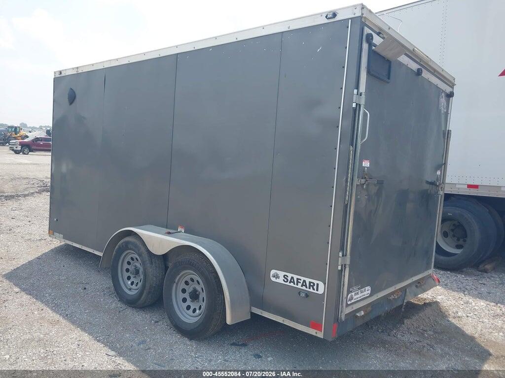 7NPRE1428ME002958 2021 RHINO 14' ENCLOSED TRAILER photo no. 3