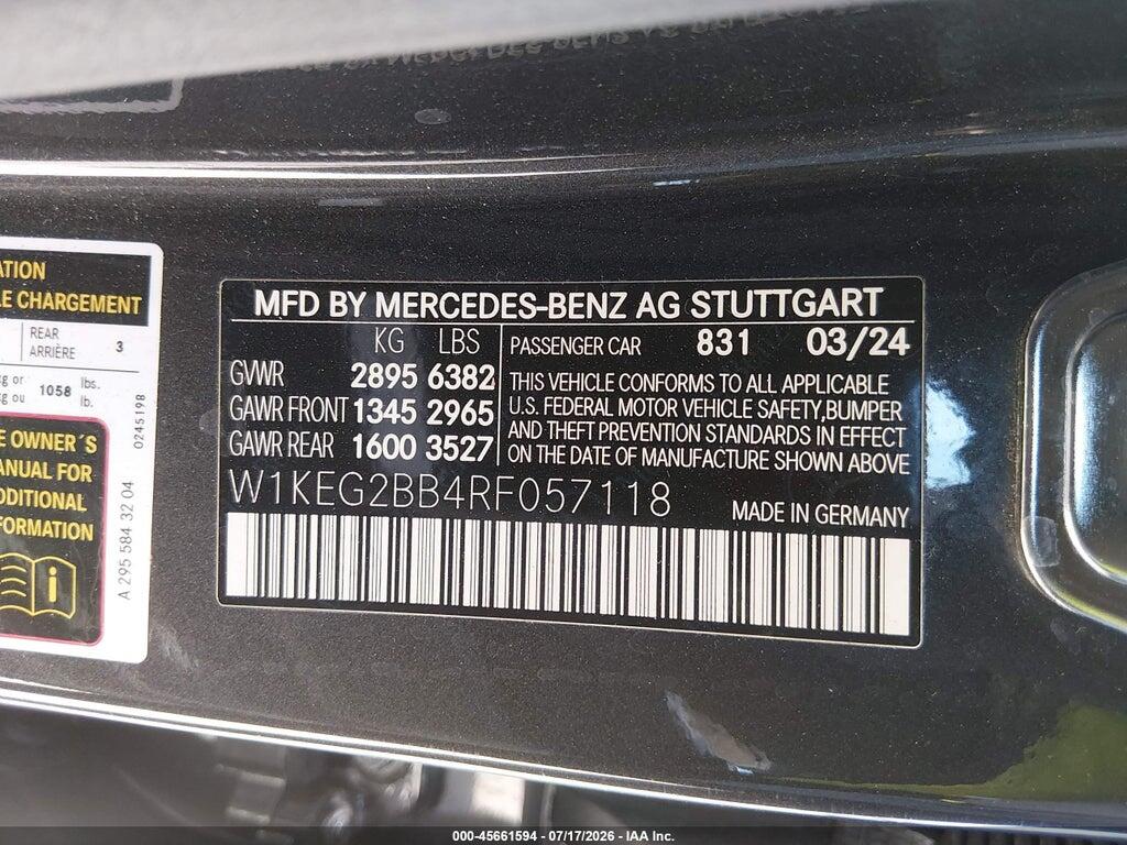 W1KEG2BB4RF057118 2024 MERCEDES-BENZ EQE 350+ photo no. 9