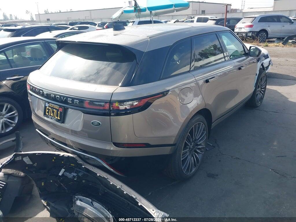 SALYT2EX0NA346586 2022 LAND ROVER RANGE ROVER VELAR photo no. 4