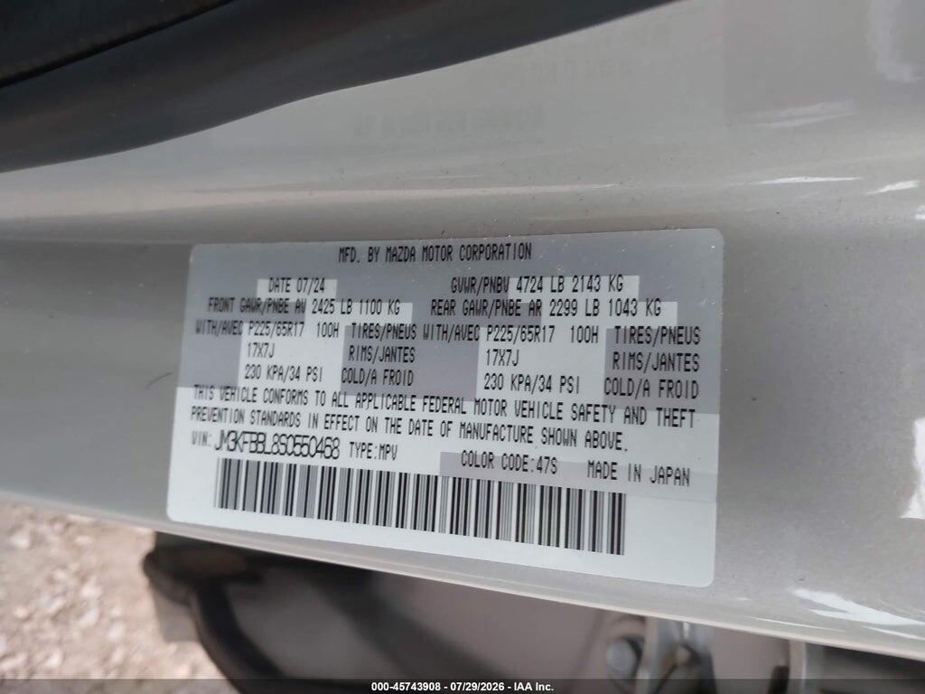 JM3KFBBL8S0550468 2025 MAZDA CX-5 photo no. 9