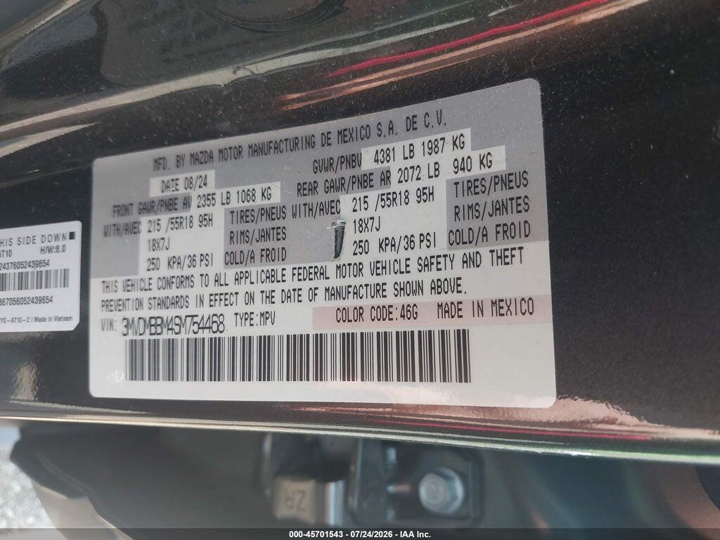 3MVDMBBM4SM754468 2025 MAZDA CX-30 photo no. 9