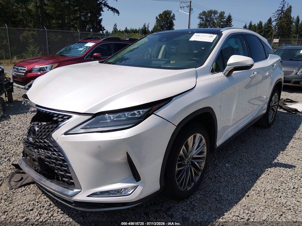 2T2JGMDA1NC093517 2022 LEXUS RX 450H photo no. 2