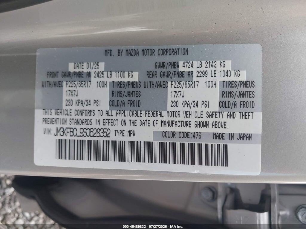 JM3KFBCL9S0628352 2025 MAZDA CX-5 photo no. 9